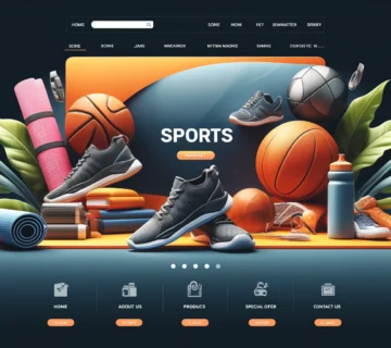 طراحی سایت لوازم ورزشی